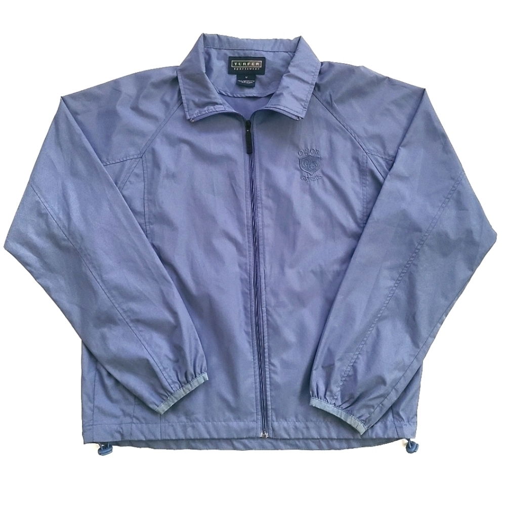 𝅺turfer Sportswear Blue Orion Greens Windbreaker Jacket